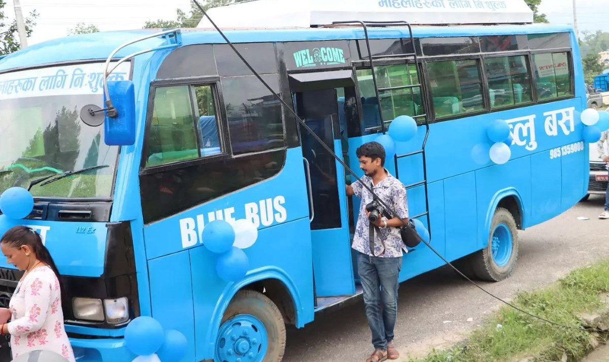 साउन १ देखि  काठमाडौँ उपत्यकामा ‘ब्लू बस’ सेवा सञ्चालन हुने