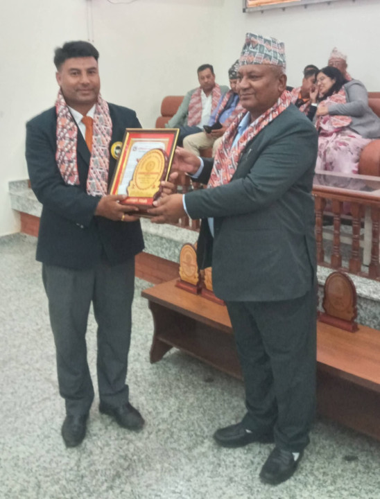 पदक जितेर सूर्यविनायकको नाम चम्काउने खेलाडी सम्मानित